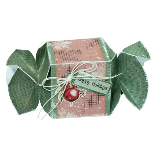 DIY Dárkové krabičky Studio Light, A4, 12 l. - Klasické Vánoce