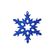 Dřevěný výřez k dekoraci Gomille, závěsný, 10 cm - Ledová vločka