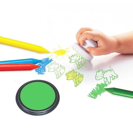 Razítkovací polštářky Aladine Stampo Baby - tyrkysová a růžová