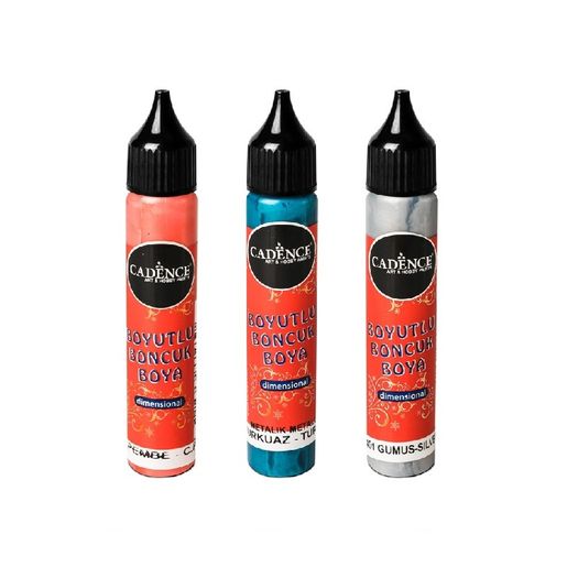 Metalická kontura Cadence Dimensional Paint, 25 ml - VYBERTE ODSTÍN