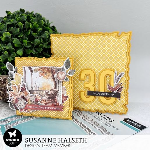 Oboustranná pěnová lepicí páska Studio Light, 33 ks - proužky