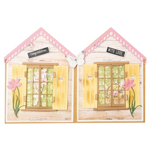 Blok s papírovými výseky Studio Light "Spring Meadow", A5, 20 l.