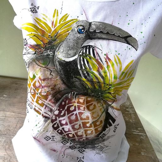 Šablona Aladine, 28x28 cm - Ananas