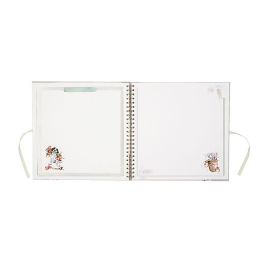 Scrapbookové album Wrendale Designs "Hydrangea", 30x30 cm, 34 l. - Hortenzie