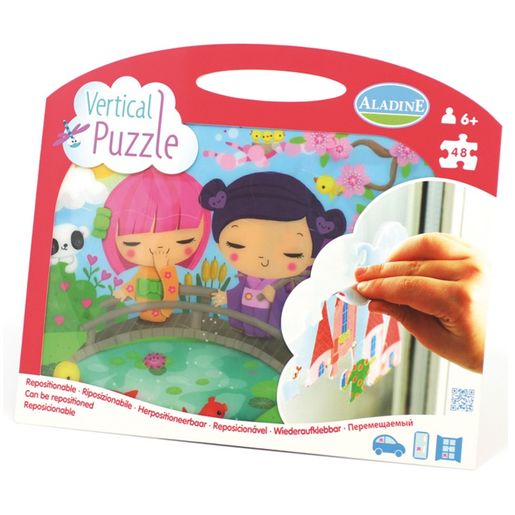 Vertikální okenní puzzle Aladine, 48 dílků - Japonsko
