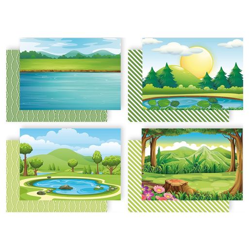 Blok podkladových papírů Studio Light A5, 24 l. - Rybník