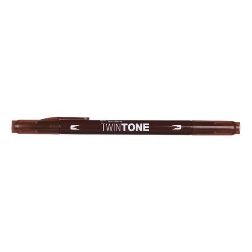 Oboustranný fix Tombow TwinTone - čokoládová hnědá