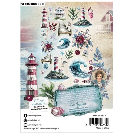 Papírové výseky Studio Light "Tide of Hope", 35 ks