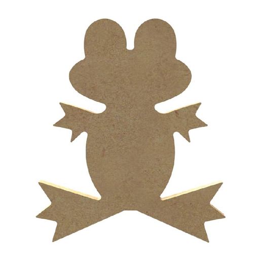 Dřevěný výřez k dekoraci Gomille, 13x15 cm - Žába