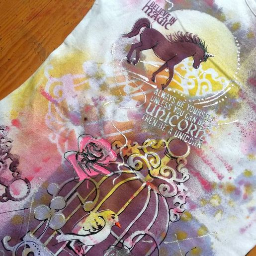 Šablona TCW - Unicorn - VYBERTE VELIKOST