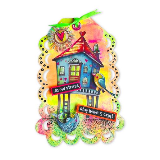 Blok s papírovými výseky Studio Light "25", A5, 20 l. - Barevná pláž