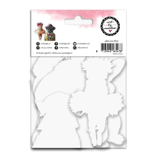 Papírové výseky Studio Light "26“, 32 ks - Psi a kočky