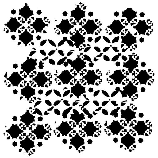 Šablona TCW 12"x12" (30,5x30,5 cm) - Layered Wallpaper