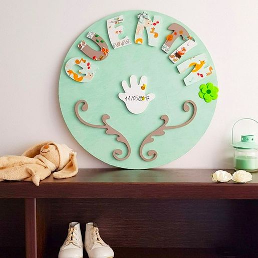 Dřevěný výřez k dekoraci Gomille, 30 cm - Kruh, velký