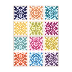 Rýžový papír Cadence - Barevné dlaždice - VYBERTE VELIKOST