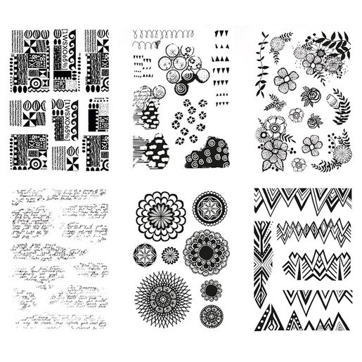 Propisot Studio Light "25", A5, 6 l. - Černé květiny