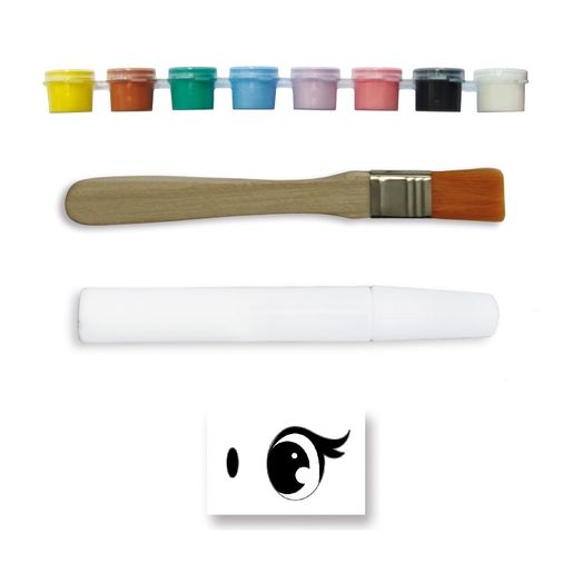 Dřevěný obrázek k dotvoření Aladine - Jednorožec