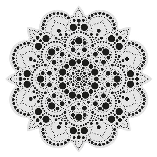 Sada na tečkování Aladine, 30 cm - Mandala 1