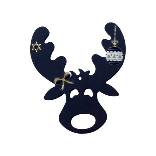 Dřevěný výřez k dekoraci Gomille, závěsný, 15 cm - Sob, velký