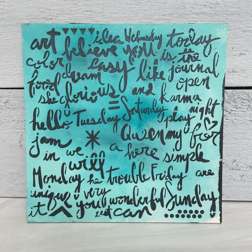 Šablona TCW - Script Words - VYBERTE VELIKOST