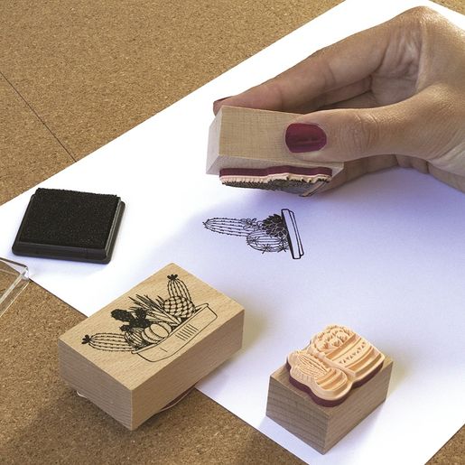 Dárková dřevěná razítka Aladine, 11 ks - Svatba