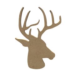 Dřevěný výřez k dekoraci Gomille, 15 cm - Jelen