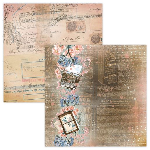 Blok scrapbookových papírů Studio Light "Write Your Story", 30,5x30,5 cm, 12 l.