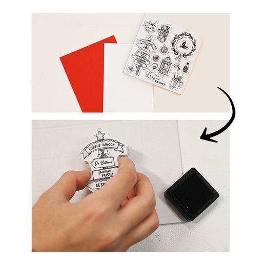 Vánoční razítka Aladine Stampo Noël, 14 ks - Louskáček