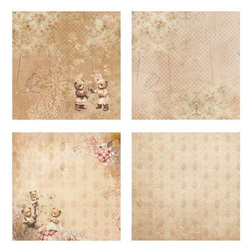 Blok podkladových papírů Studio Light "Teddy