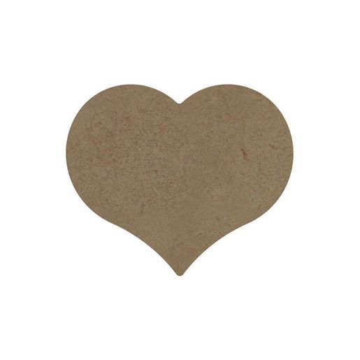 Dřevěný výřez k dekoraci Gomille, 10x9 cm - Srdíčko