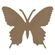 Dřevěný výřez k dekoraci Gomille, 25x30 cm - Motýl, velký