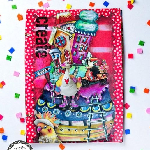 Papírové výseky Studio Light "25“, 32 ks - Potrhlí ptáčci