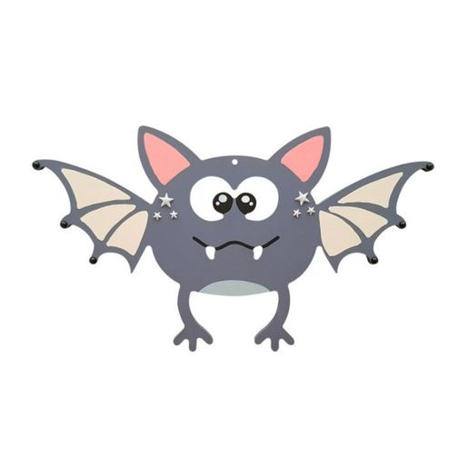 Dřevěný výřez k dekoraci Gomille, závěsný, 30x17 cm - Roztomilý netopýr