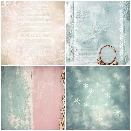 Blok podkladových papírů Studio Light "Christmas Blush", 20,3x20,3 cm, 36 l.