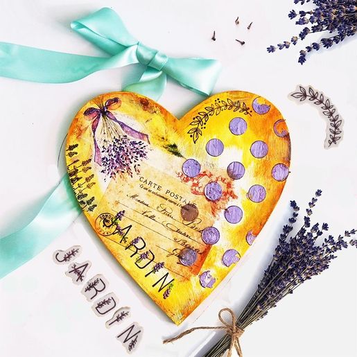 Razítka Aladine Creative Stamp, 39 ks - Květinová abeceda & věnečky