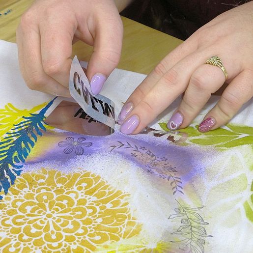 Transferový obrázek na textil Cadence, A3 - Měděné nápisy 2