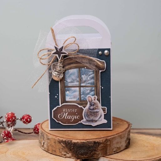 DIY Dárkové taštičky Studio Light, A5, 18 l. - bílé, krémové, kraft