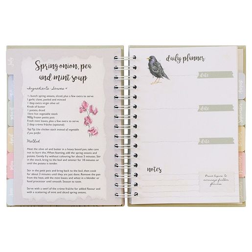 Zahradní deník Wrendale Designs, A5  - Čmelák