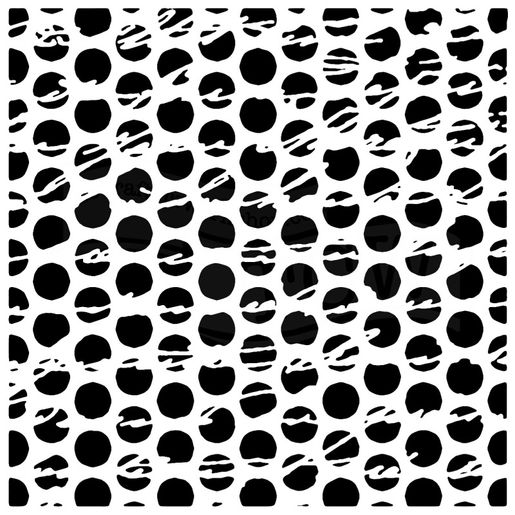 Šablona TCW - Script Dots - VYBERTE VELIKOST