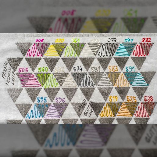 Textilní liner Marabu, 25 ml - třpytivý - VYBERTE ODSTÍN
