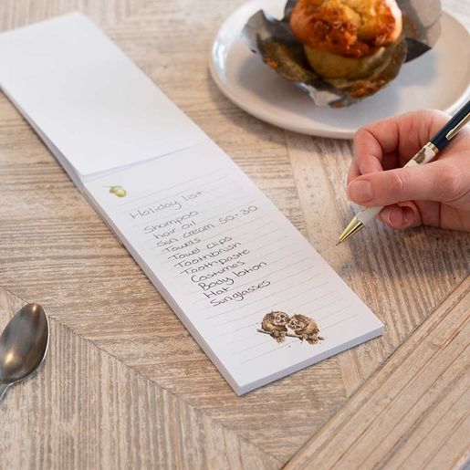 Nákupní seznam s magnetem Wrendale Designs "Treetops" - Sova