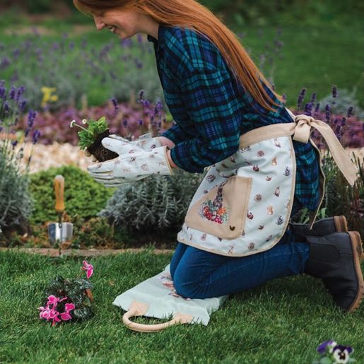 Zahradní podložka pod kolena Wrendale Designs "The Flower Pot" - Králík a hortenzie