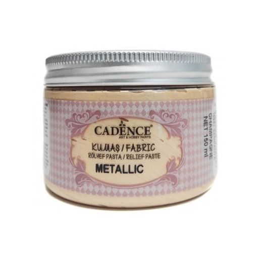 Metalická 3D pasta na textil Cadence Fabric Metalic, 150 ml - VYBERTE ODSTÍN