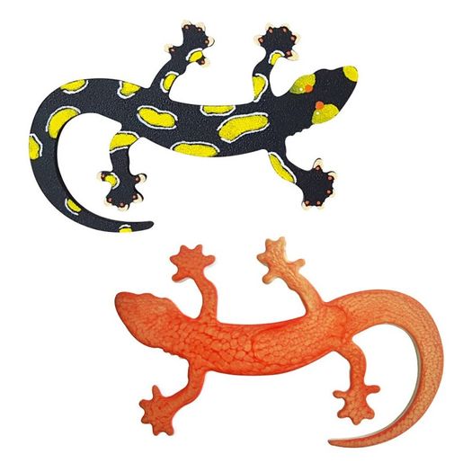 Dřevěný výřez k dekoraci Gomille, 15 cm - Ještěrka