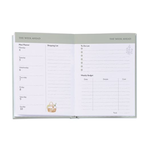 Týdenní diář 2026 Wrendale Designs, A6 - Oslík