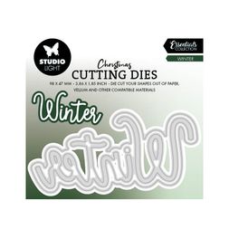 Vyřezávací šablony Studio Light, 2 ks - Nápis Winter