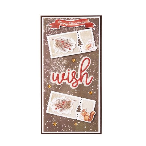 Vyřezávací šablony Studio Light, 2 ks - Nápis Wish