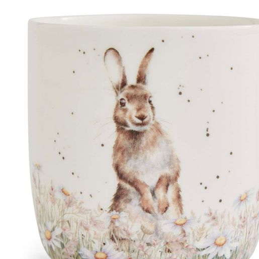 Porcelánový hrnek Wrendale Designs "Fresh as a Daisy", 0,31 l - Zajíc