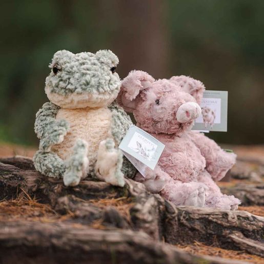 Plyšová hračka Wrendale Designs "Frog Elliott" - Žába, mládě