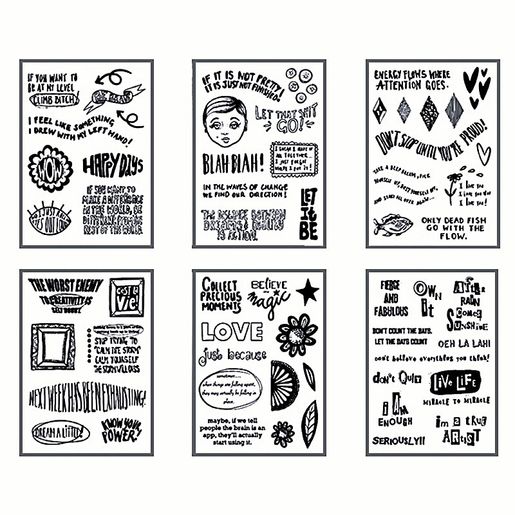 Propisot Studio Light "Art by Marlene", A5, 6 l. - Inspirativní nápisy